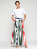 PANTALÓN PINZAS RAYAS MULTICOLOR