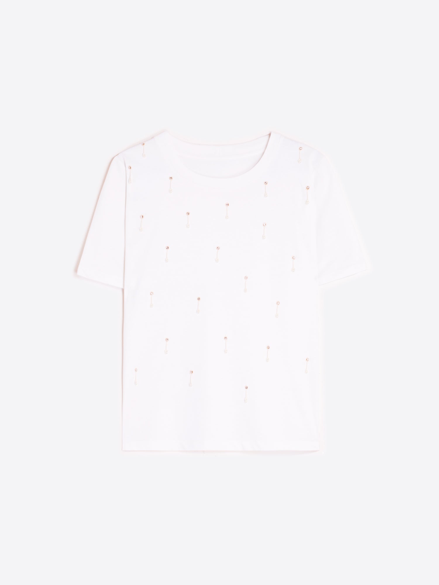 CAMISETA BLANCA PEDRERÍA