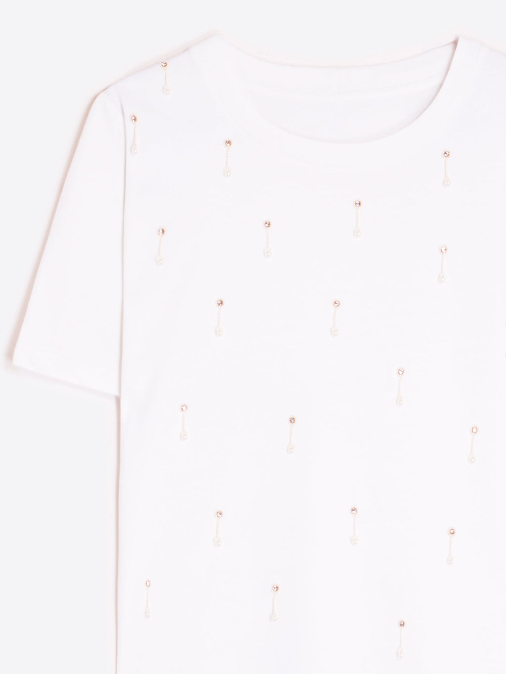 CAMISETA BLANCA PEDRERÍA