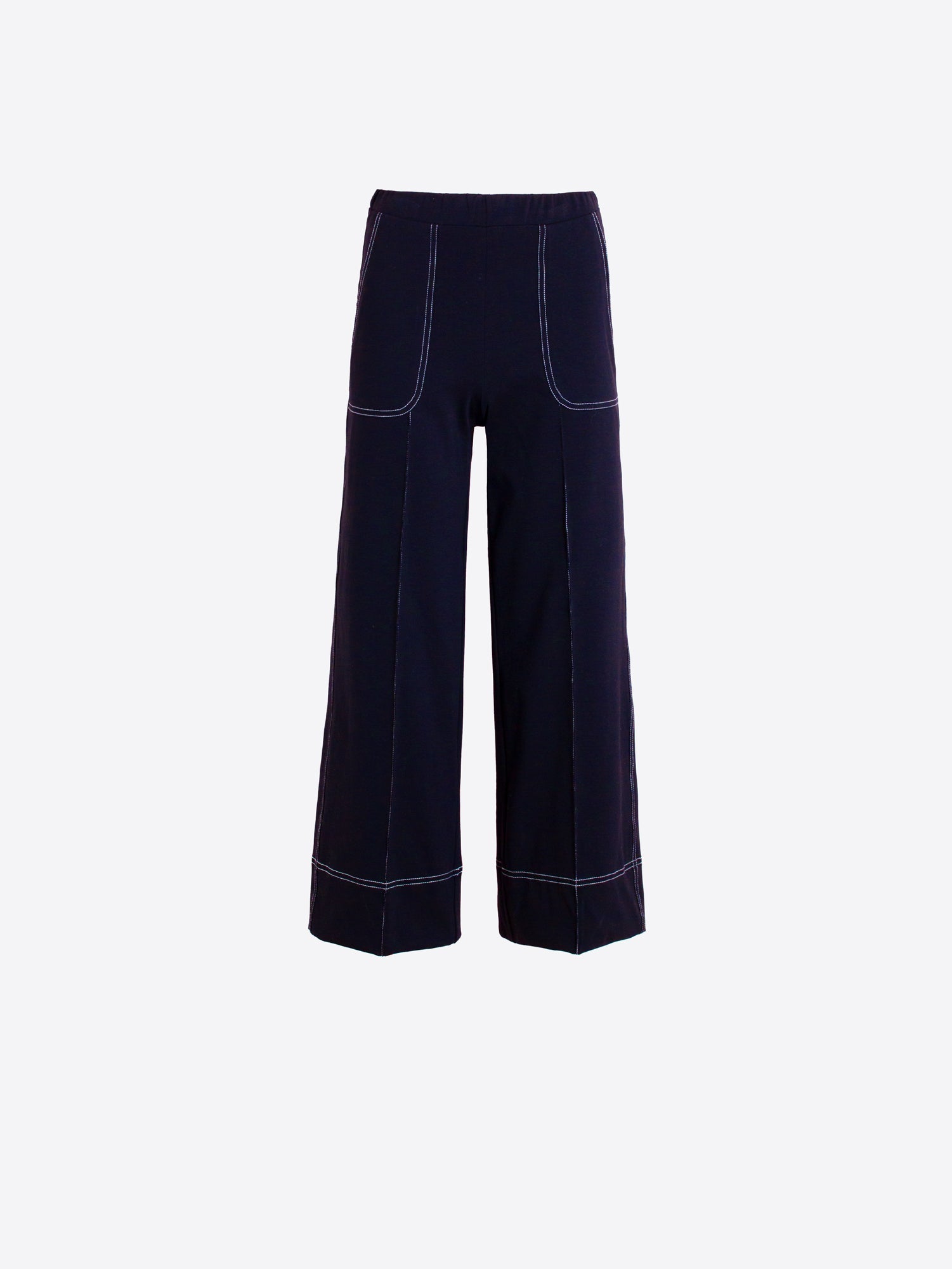 Bea - Pantalón Marino Ancho