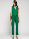 PANTALÓN VERDE BAJO VUELTA