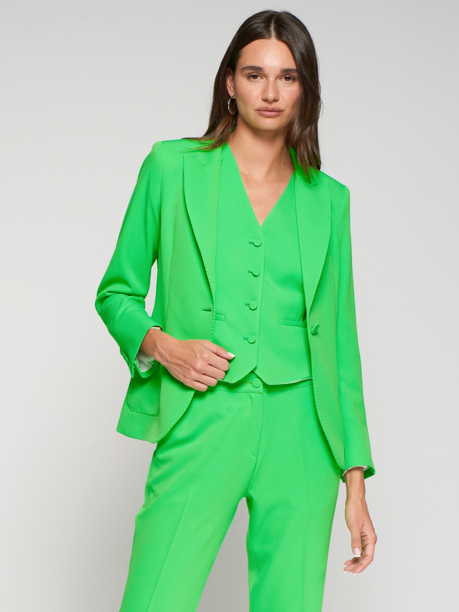 Iris - Chaqueta Verde Flúor