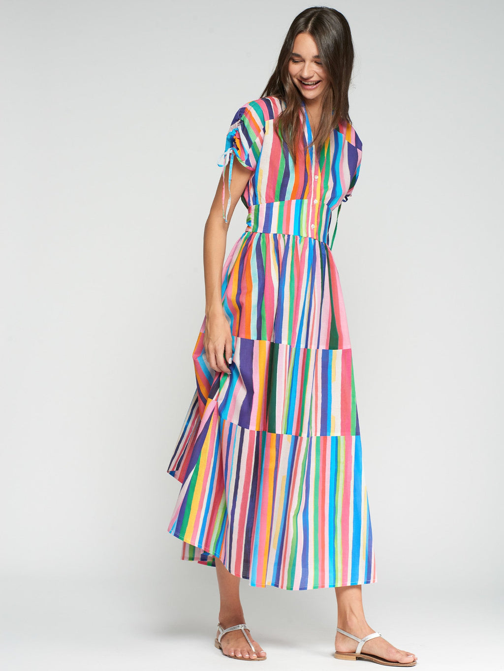Laura - Vestido Rayas Multicolor
