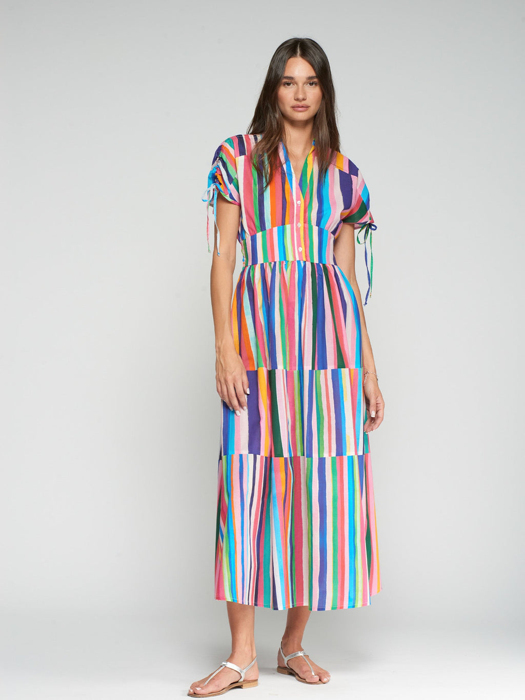 Laura - Vestido Rayas Multicolor