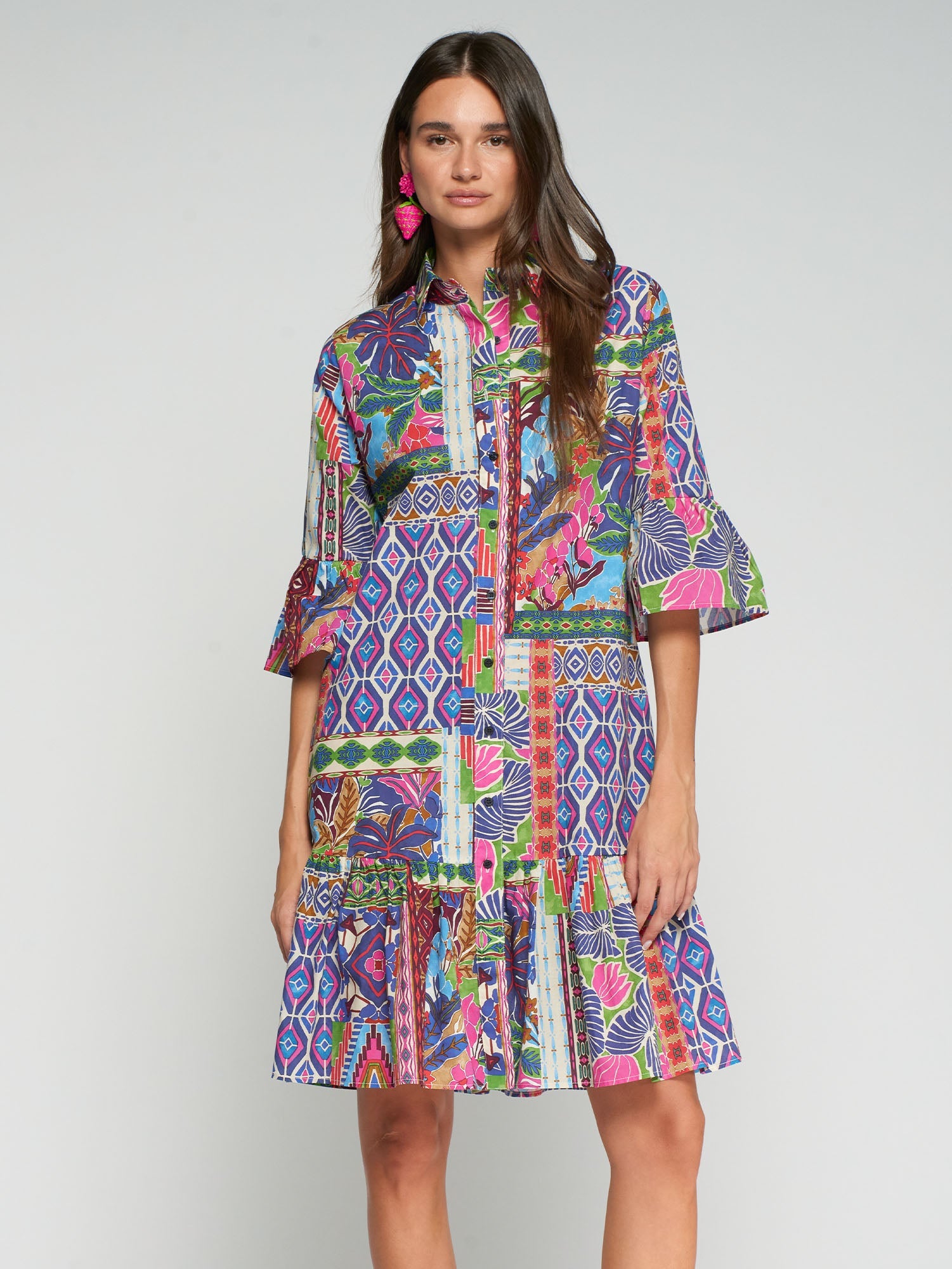 Elisabeth - Printed Short Dress