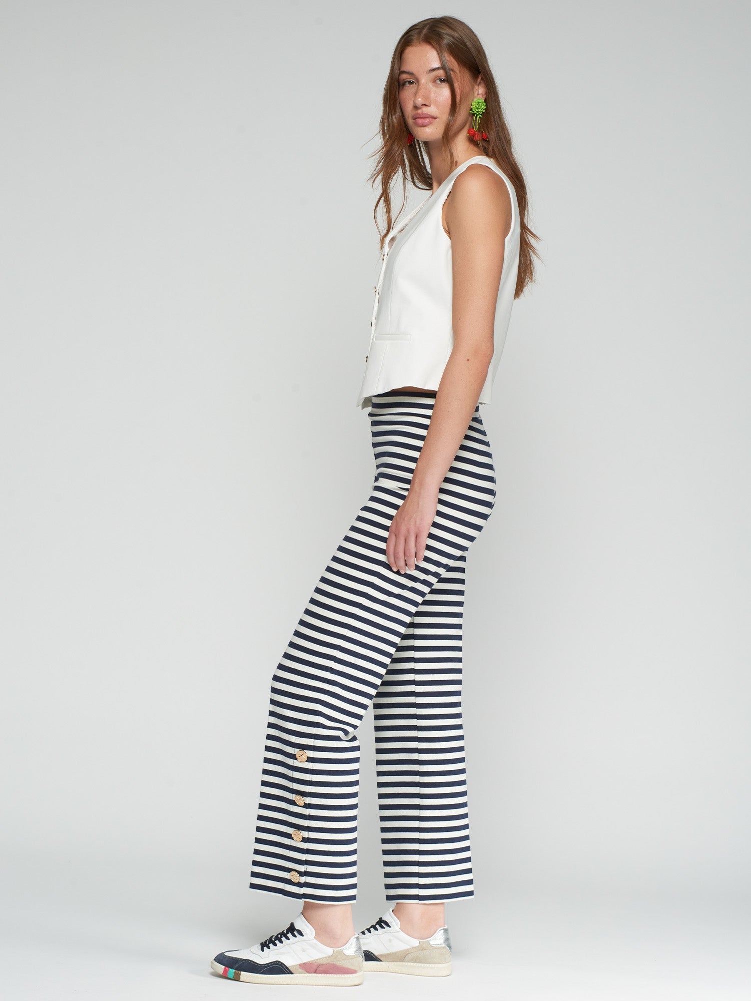 Lucia - Pantalón Marinero de Rayas