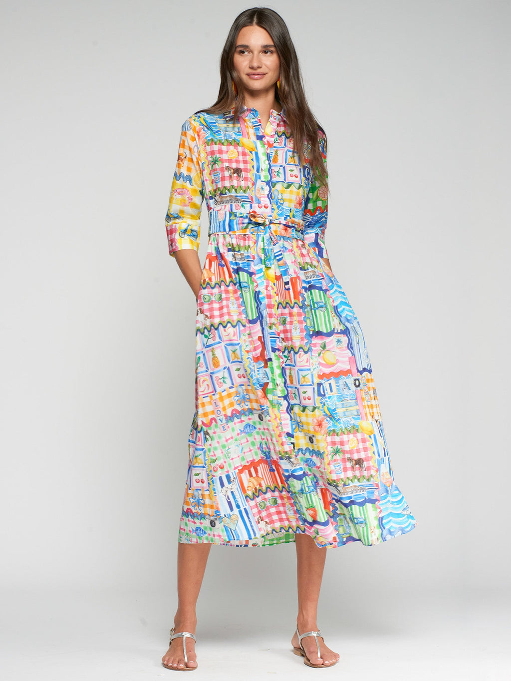 Inma - Vestido Estampado Capri