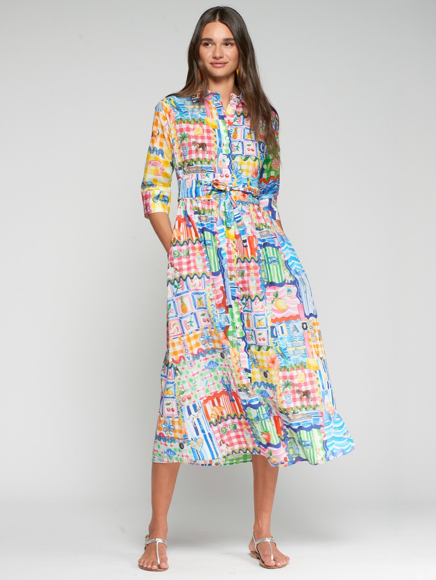 Inma - Vestido Estampado Capri