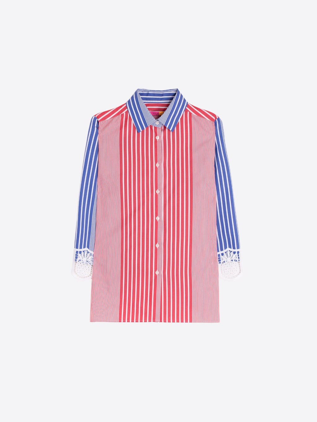 CAMISA RAYAS ROJAS Y AZULES