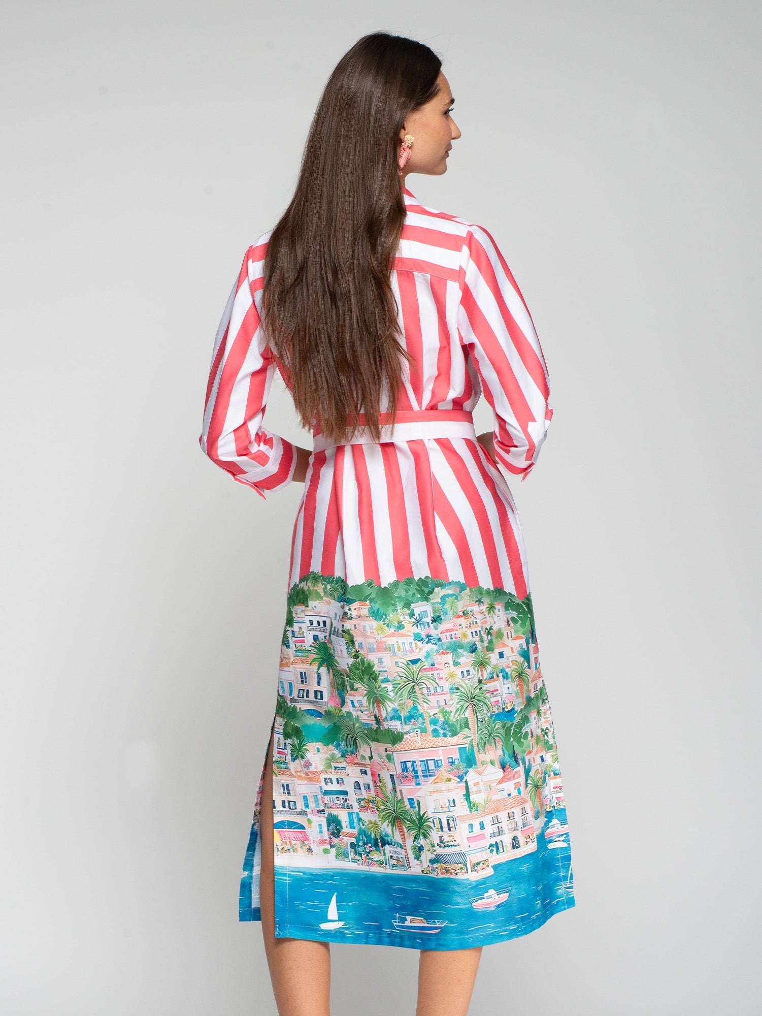 VESTIDO CAMISERO RAYAS PUERTO BANUS