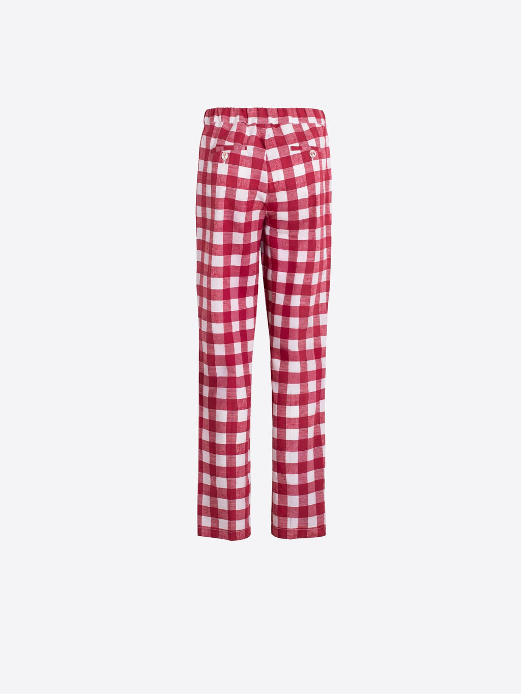 PANTALON TIFFANY VICHY ROJO PRINT
