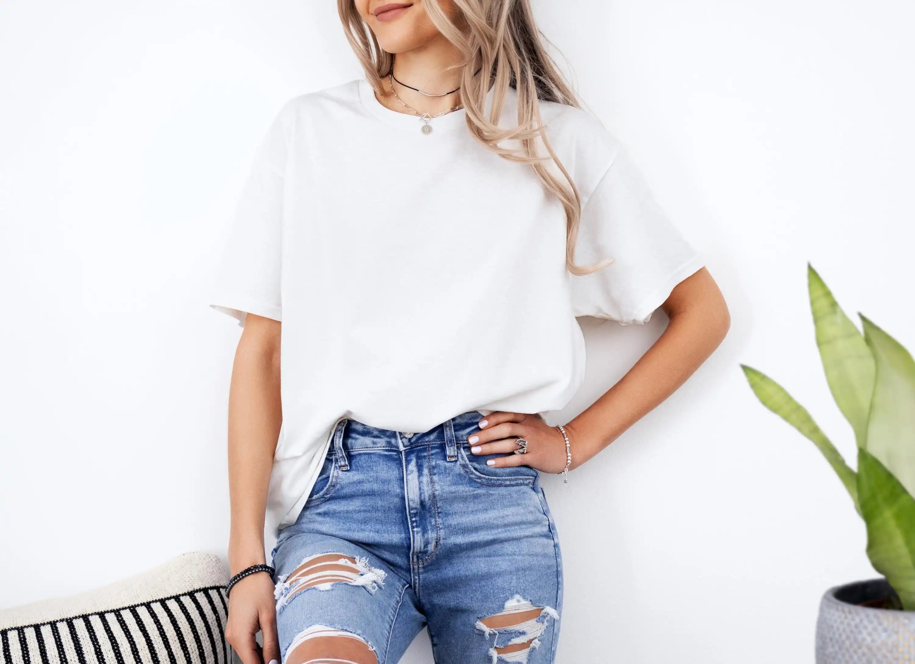 Camiseta de Manga Corta  100% Algodón