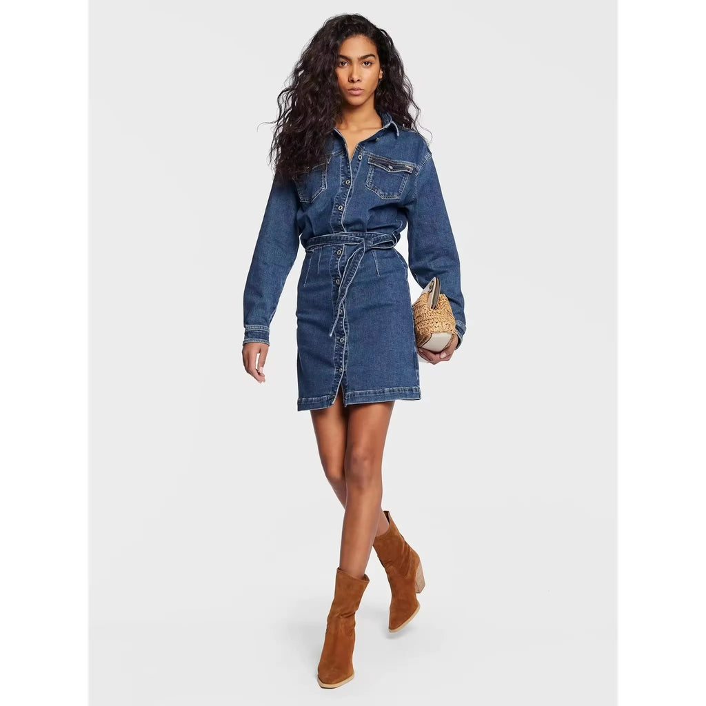 Vestido Corto Vaquero