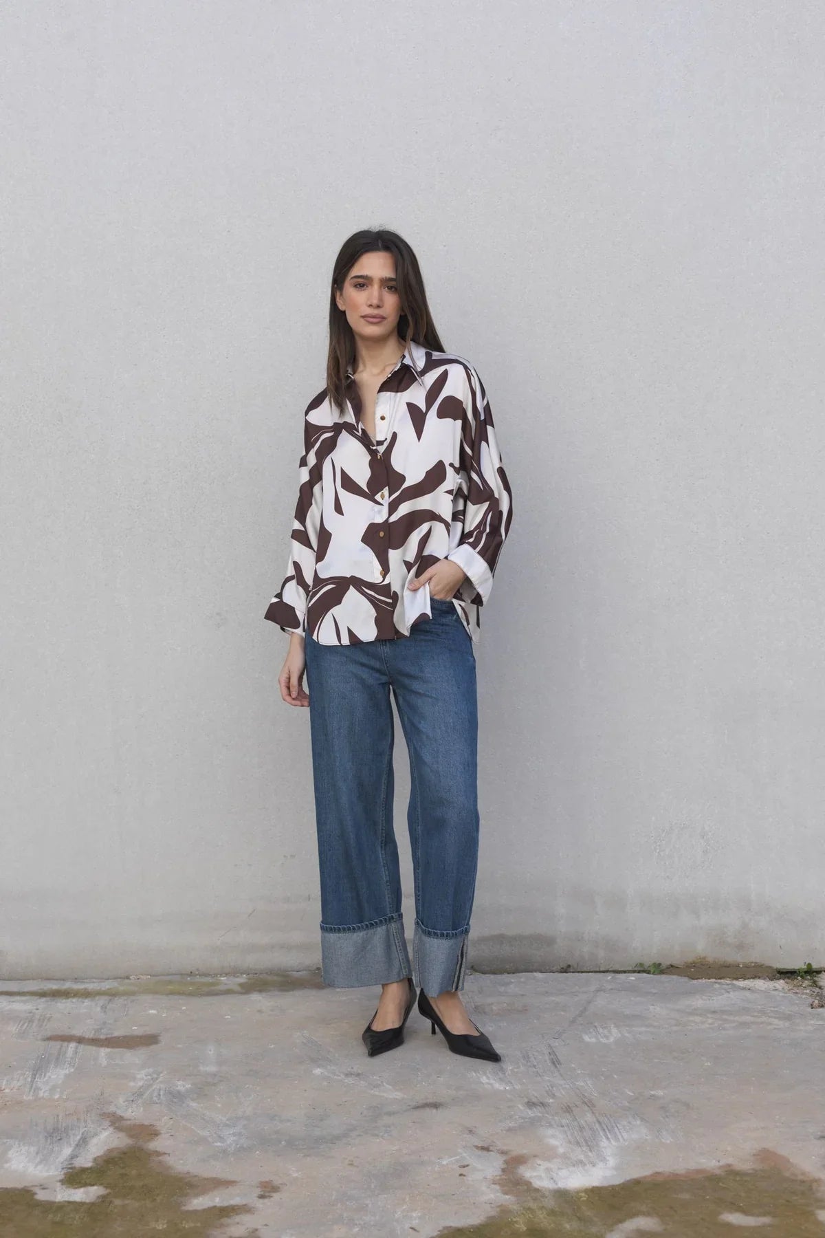 Blusa con Estampado Vibrante