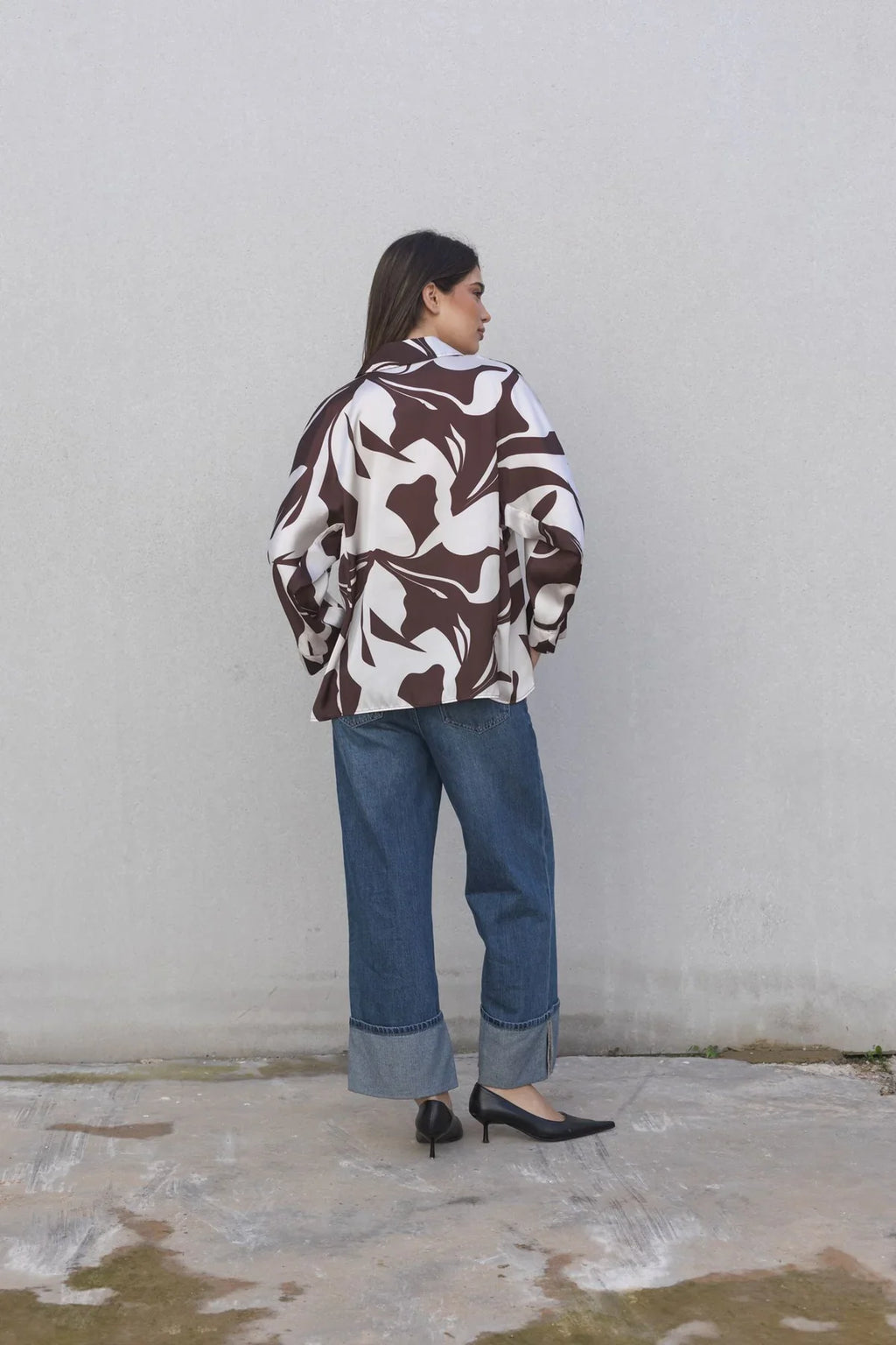 Blusa con Estampado Vibrante